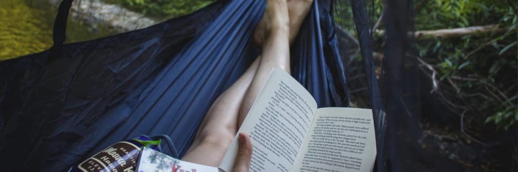 Girl reading a book